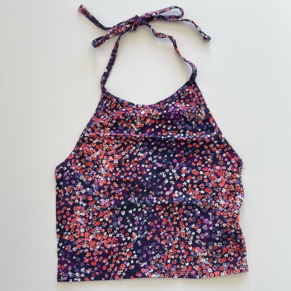 Floral halter tank